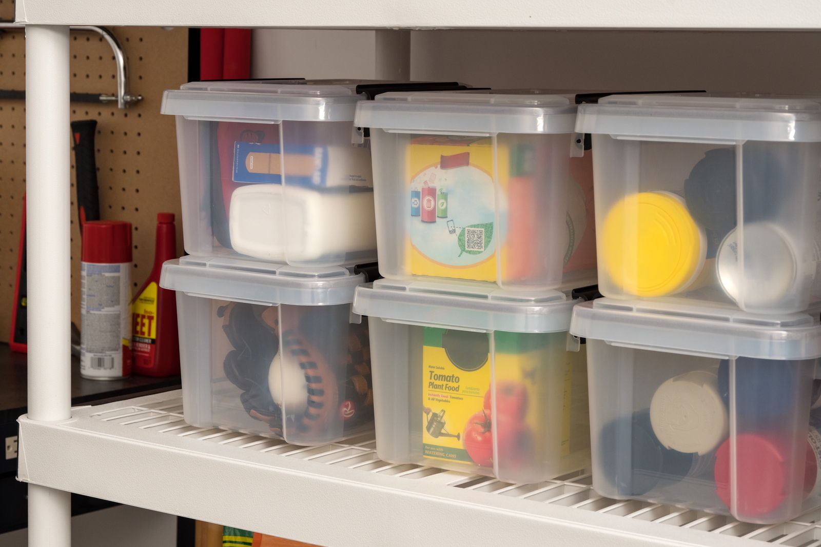 6.5 Quart WeatherPro™ Storage Container Box Bin with Seal Latching Lid,Clear