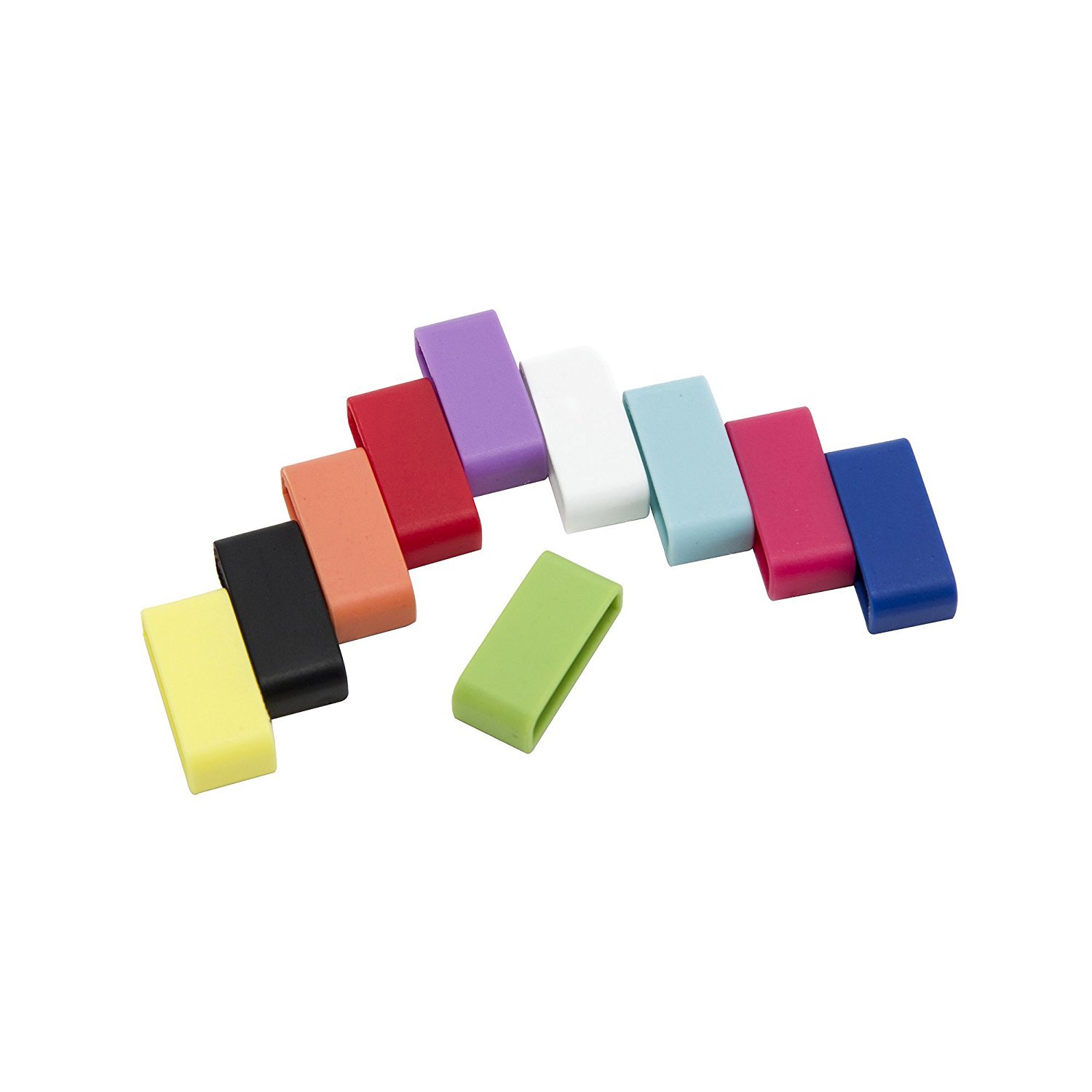 10 Colors TPE Fasteners for Fitbit Charge HR Wristband