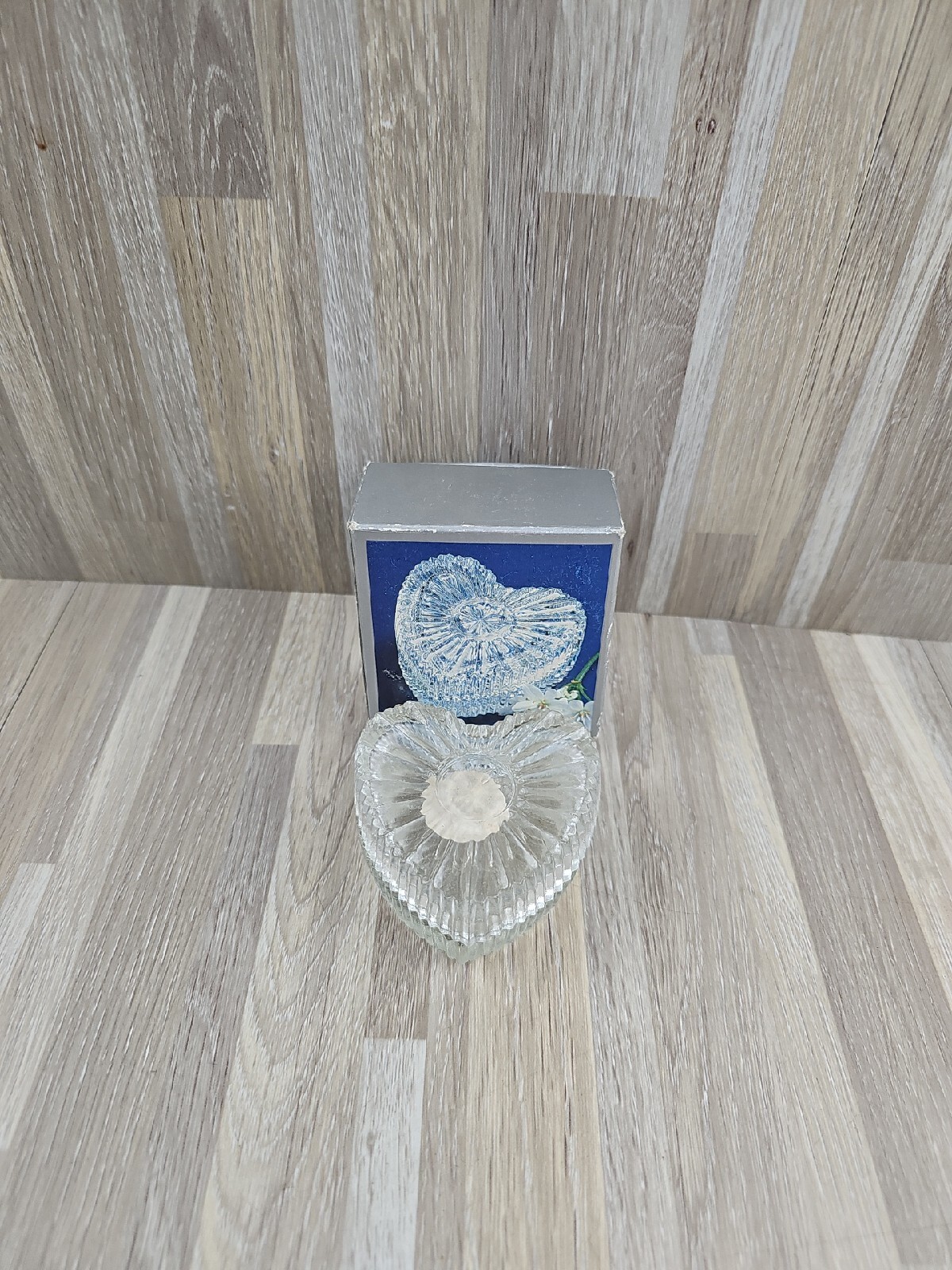 Alco Crystal Heart Box ~ 2½  Inch