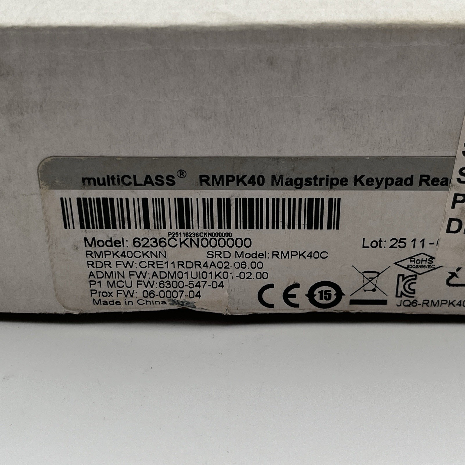 BRAND NEW!! HID Contactless Smart Card Reader Switch Keypad - 6236CKN000000