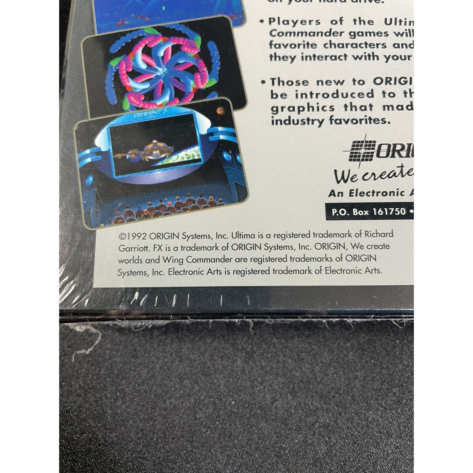 SEALED Vintage Origin Fx Screen Saver MS-DOS 3.5" Floppy Disk