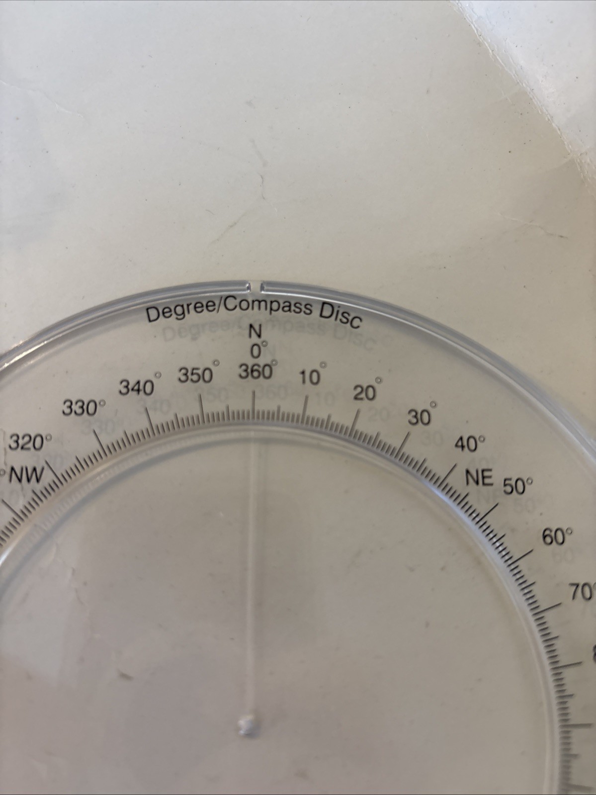 6 Inch 360 Degree Protractor Round Angular Ruler for Drawing Drafting Geometry