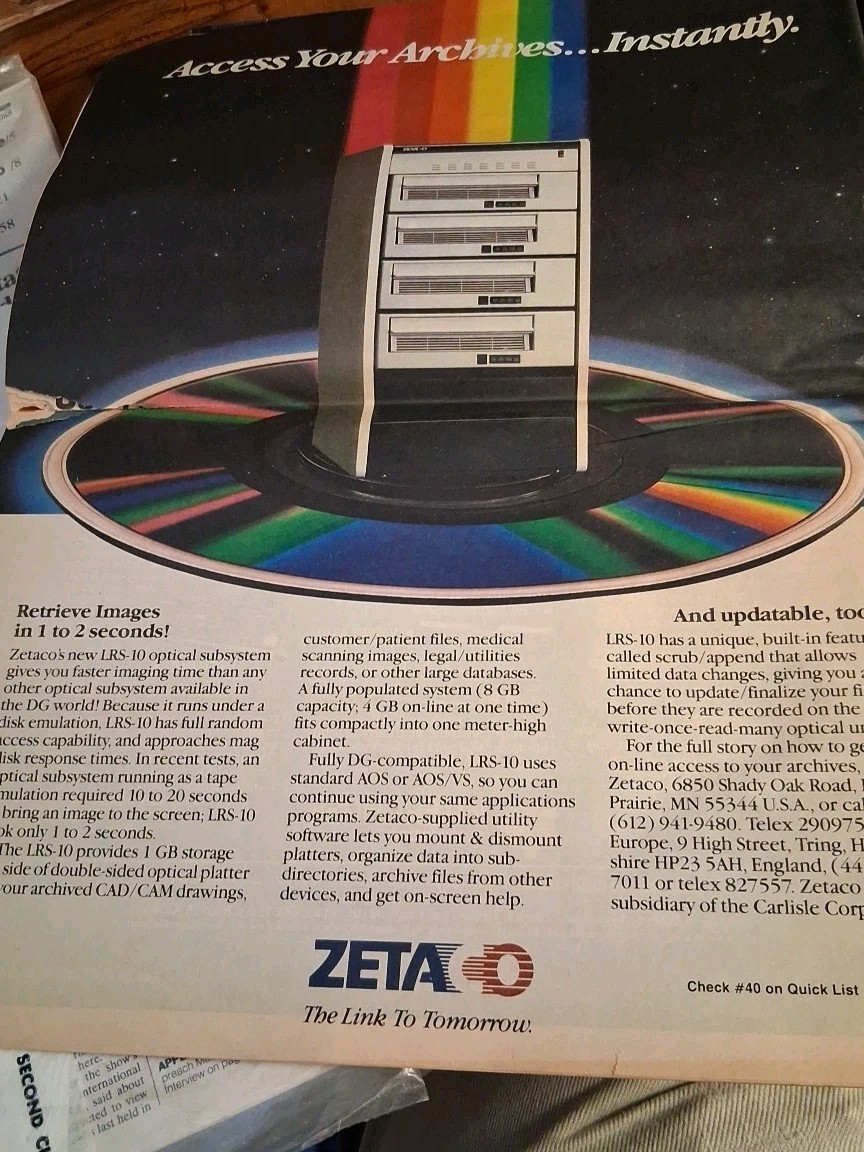 VINTAGE 1987 COMPUTER TECHNOLOGY REVIEW TECHNOLOGY MANAGEMENT NEWSMONTHLY