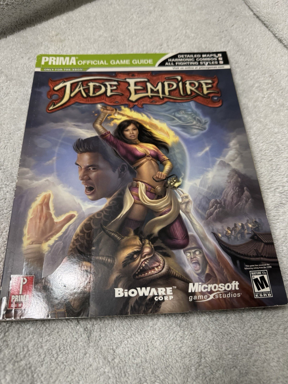 Jade Empire 2005 Prima Official Xbox Game Strategy Guide used