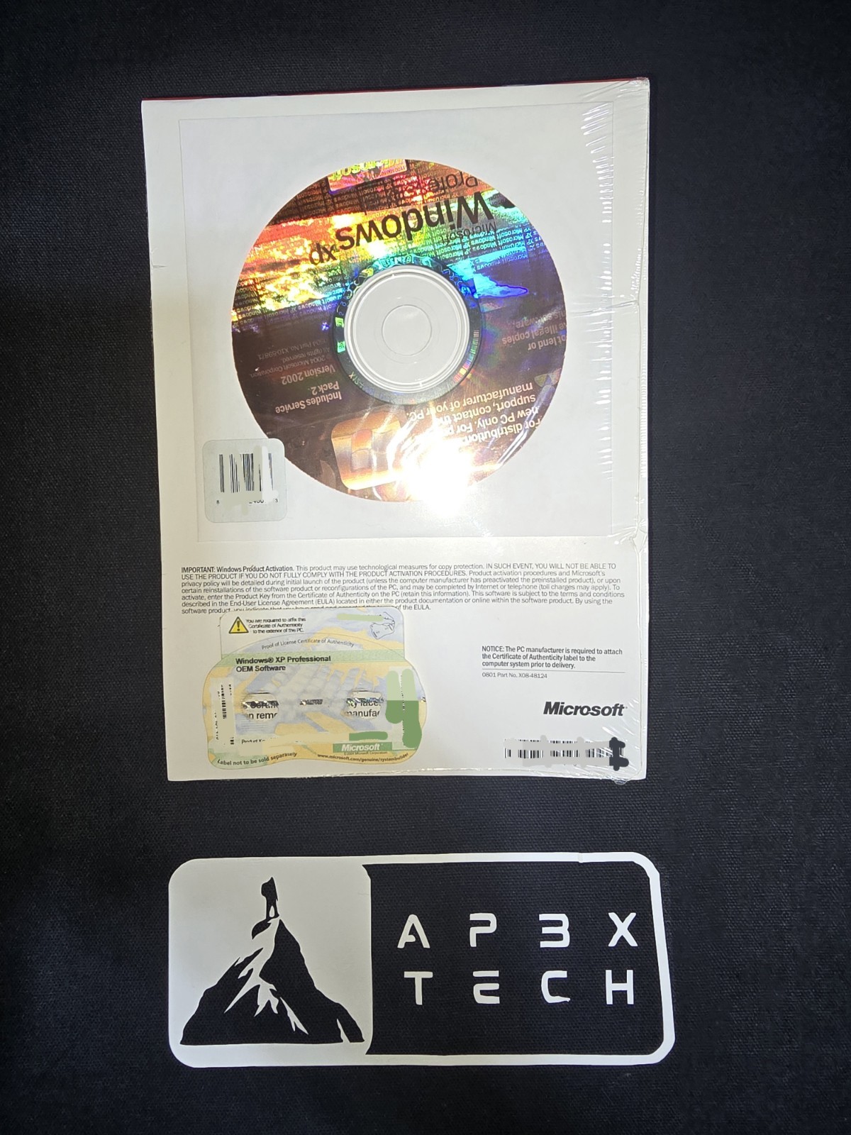 MICROSOFT WINDOWS XP PROFESSIONAL w/SP2 - 100% NEW, OEM ISSUED & SEALED