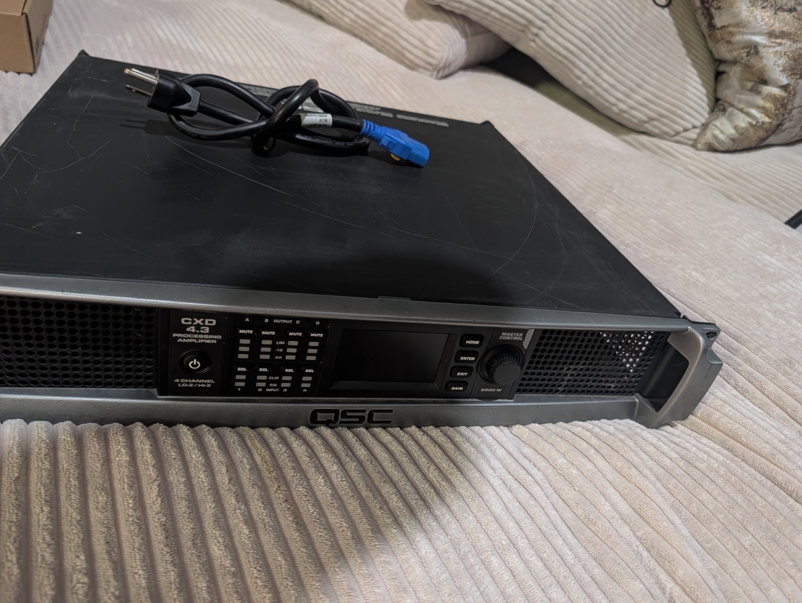 QSC CXD4.3 4-Channel Processing Amplifier – Fully Tested & Verified – Excellent