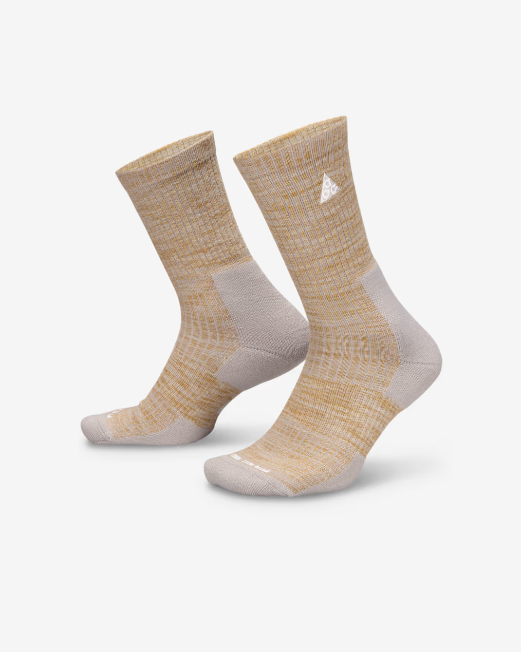 Nike ACG Everyday Cushioned Crew Socks 1 Pair Beige Size L 8-12 FB3341-297 New