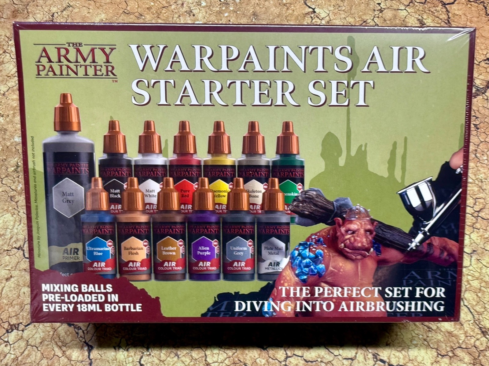 ARMY PAINTER Warpaints Air Starter Set NIB NEW 5713799800182 Airbrush Paint Kit