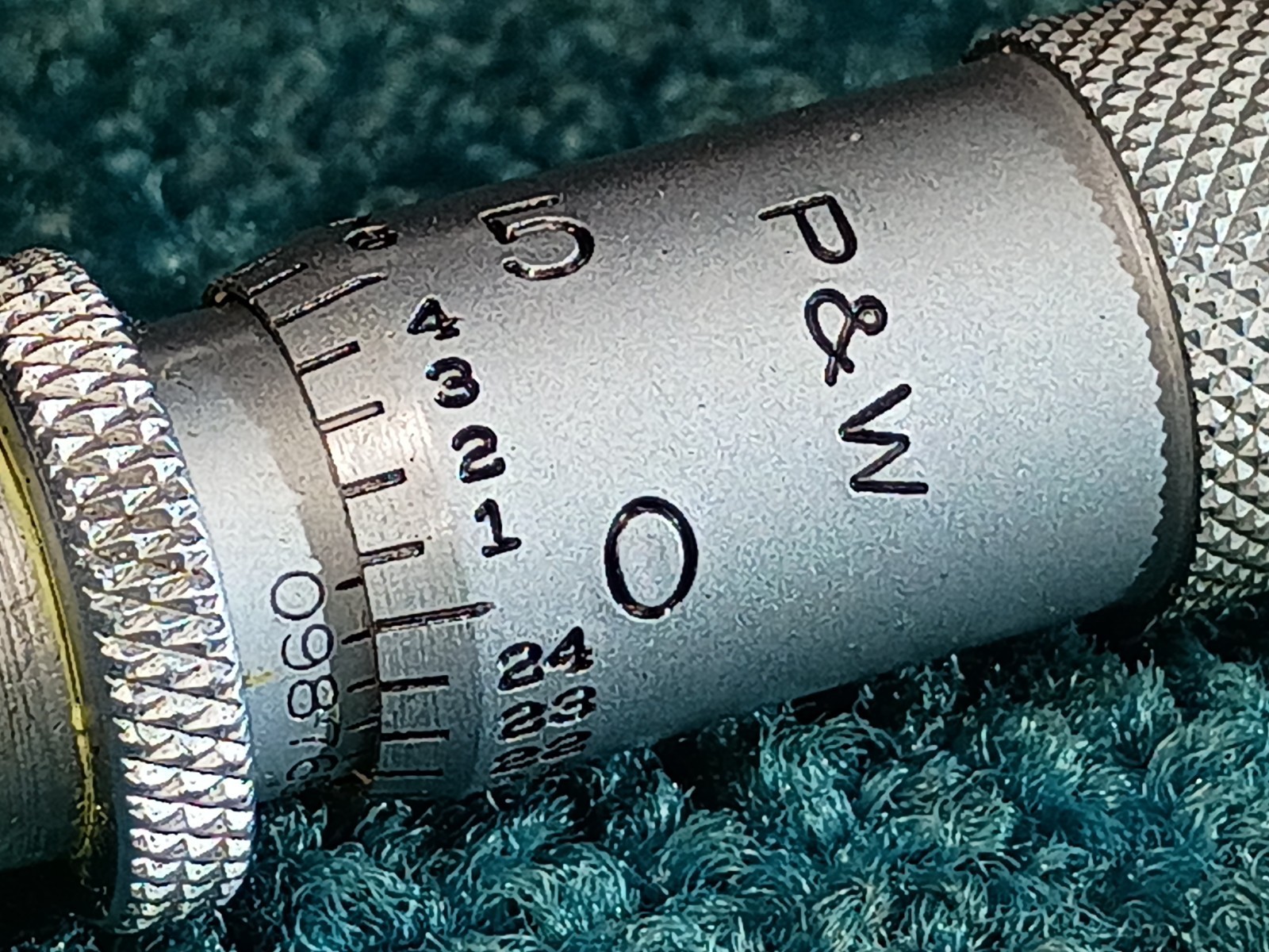 Pratt & Whitney Precision Inside Micrometer Head 0-1 in 0.001 in Resolution