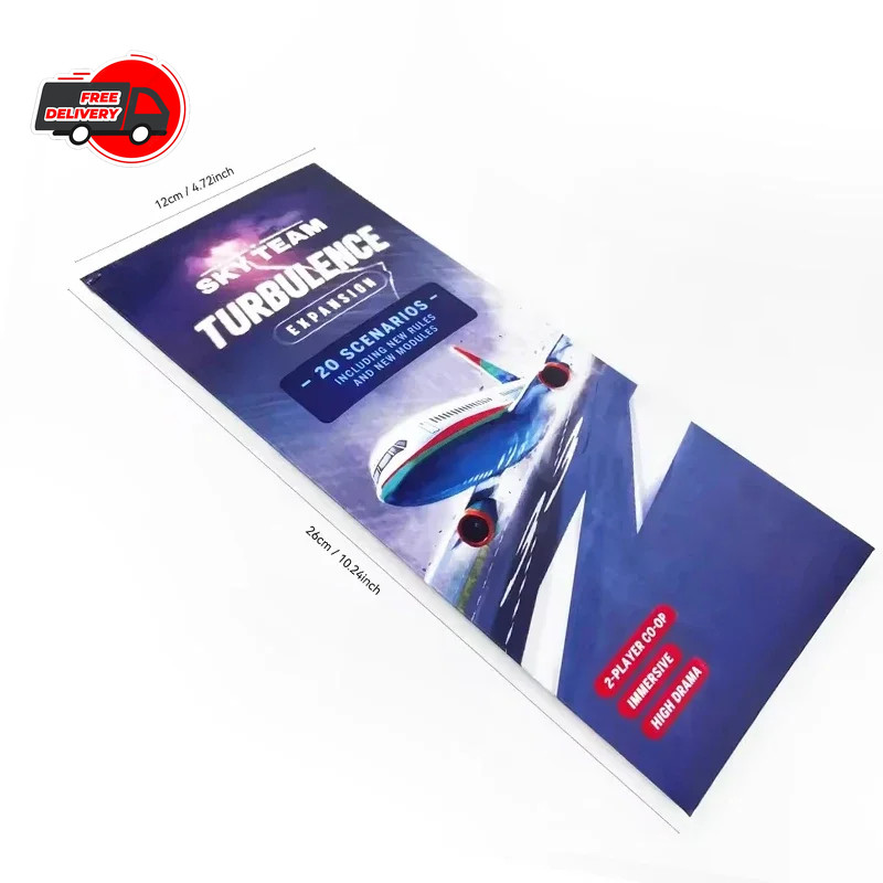 Sky Team Turbulence Expansion Board Game – 20 Scenarios, Extra Rules & Modules