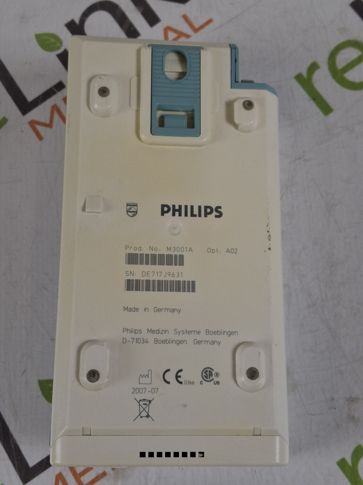 Philips M3001A-A02 OxiMax SpO2, NIBP, ECG MMS Module