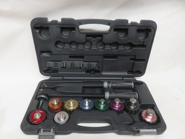 CPS  Blackmax btle9 tube expander kit multi 9 head round flare swage tool