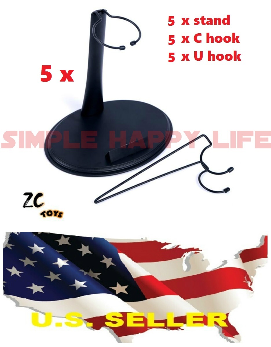 5 x 1/6 scale action figure Stand U & C Type for Hot toys Phicen Kumik ZC ❶USA❶