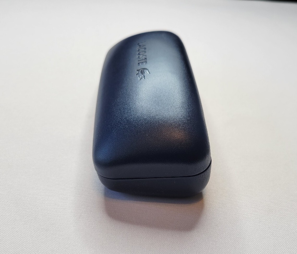LACOSTE MEDIUM DARK BLUE HARD SUNGLASS CASE