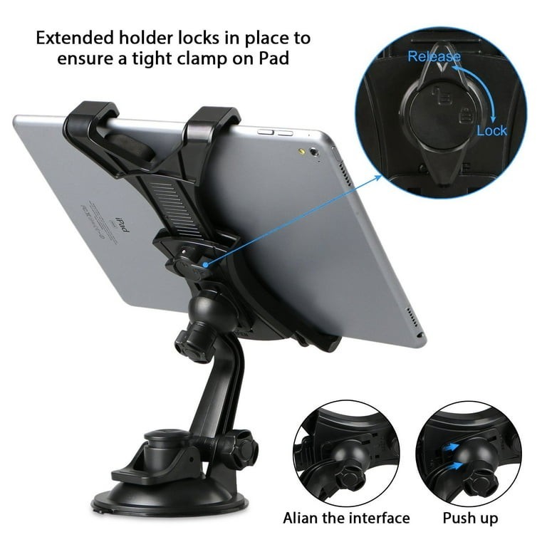 Ipad Silicon Suction Cup Windshield Mount