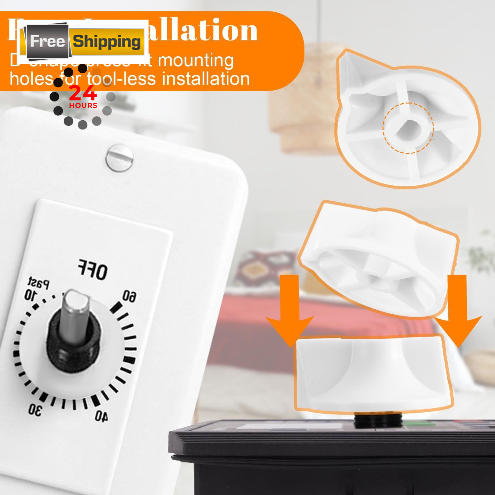 Ymapinc 6 Pcs Timer Switch Knob Replacement for Intermatic - 146MT574, Timer...