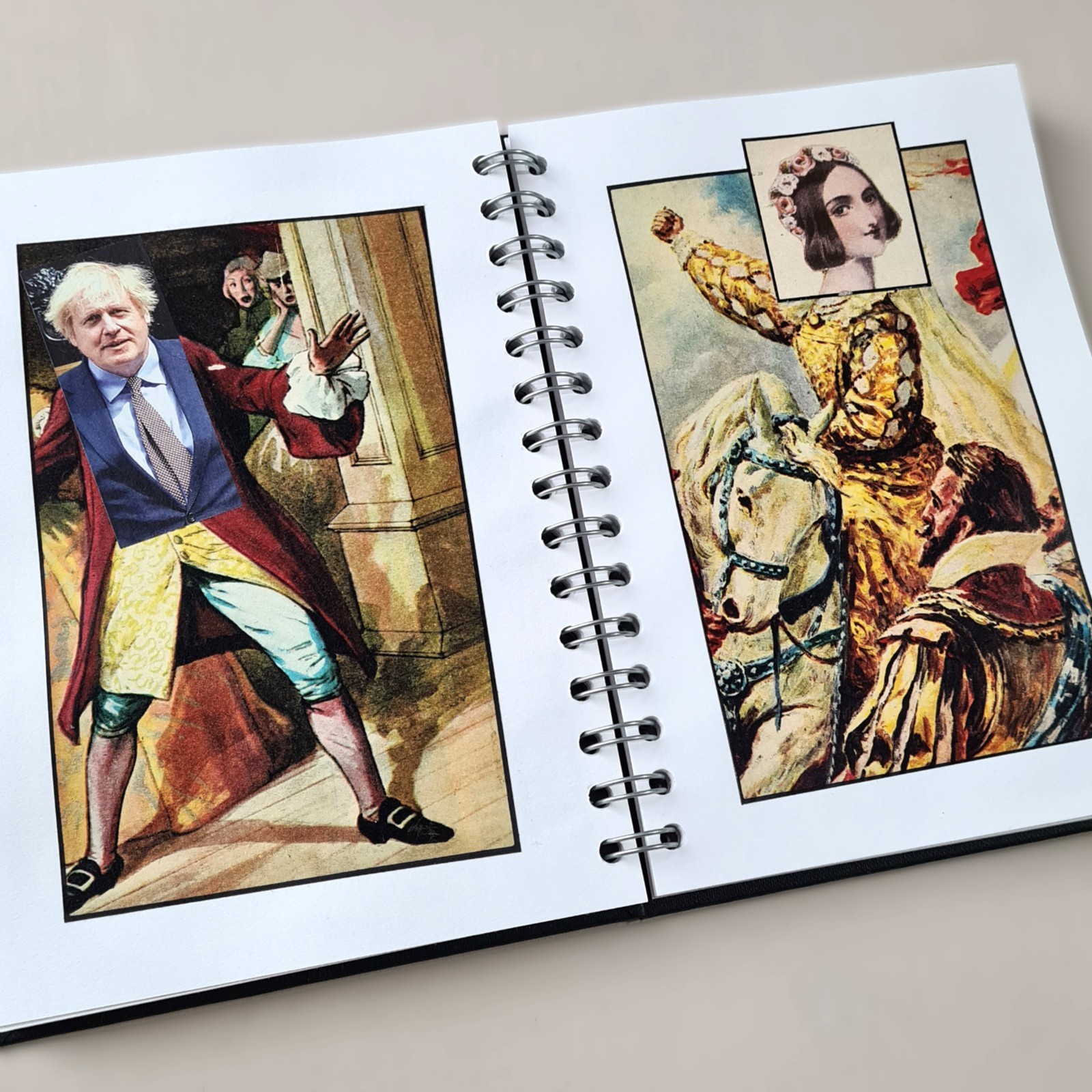 SALE: Art Collage A5 Sketchbook : Loose Associations
