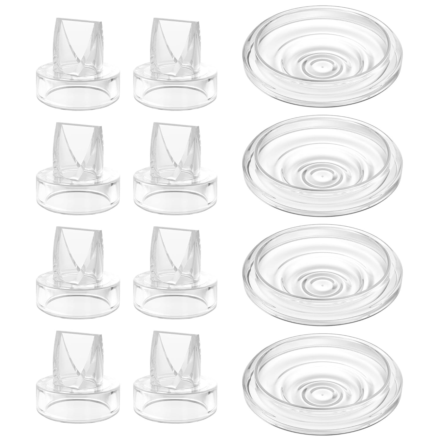 12PCS Duckbill Valve Silicone Diaphragm for S9/S12 Pro Momcozy Breast Pump