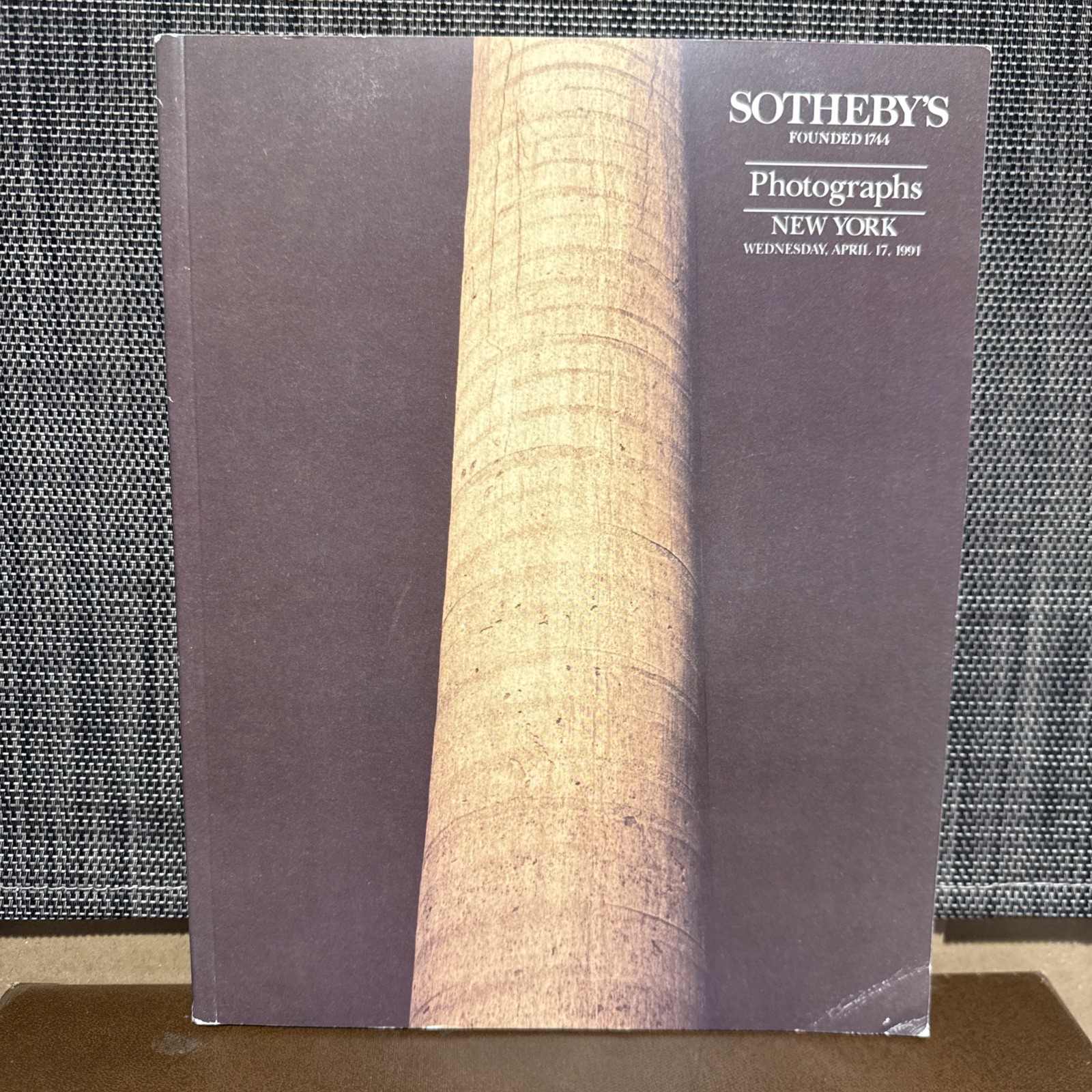 Sorheby's Founded 1744- Photographs New York, Wednesday, April 17, 1991