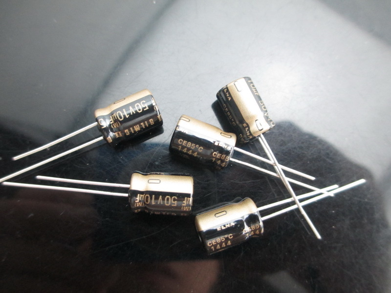JAPAN 4PCS Elna Rfs silmic II 10uf 50V Silk  audio Capacitor New diy HiFi