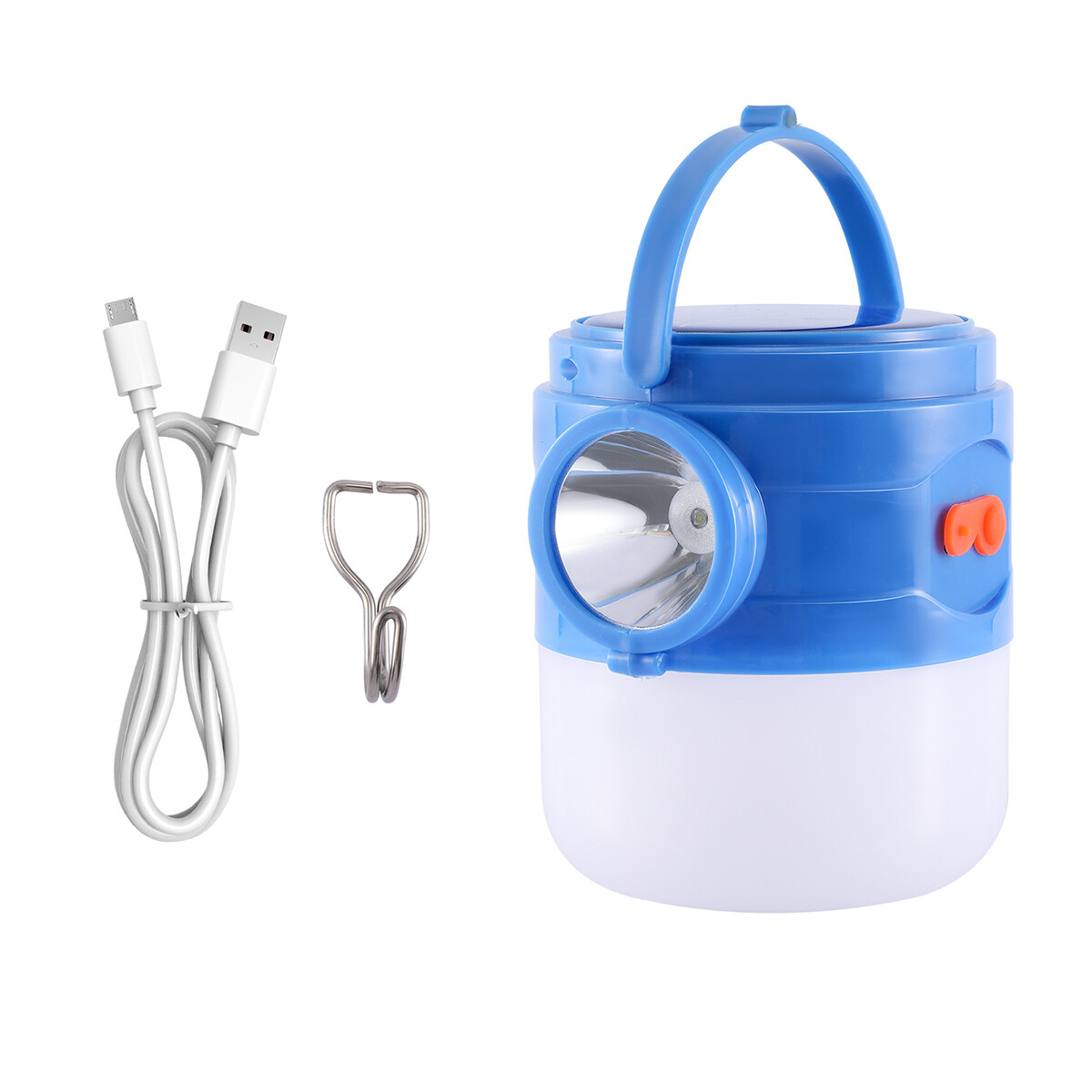 Solar Camping Lantern Flashlight Lamp Portable Rechargeable LED USB Powered A+++