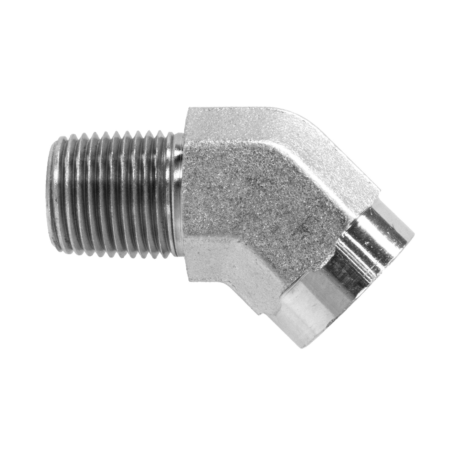 5503-02-02 Hydraulic Fitting 1/8" Male Pipe x 1/8" Female Pipe 45