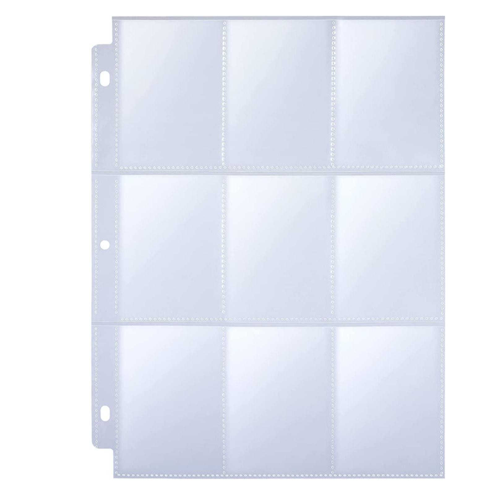 25 Pages Card Sleeves Collector Binder Album Holder Sheets for Pokemon