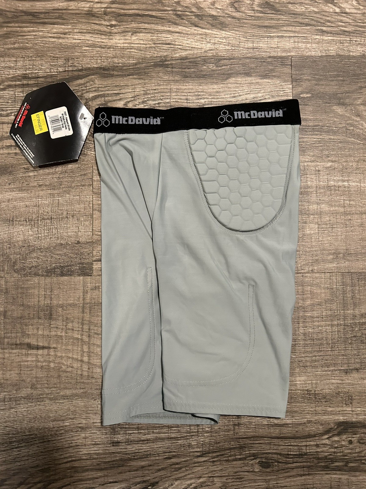McDavid Men’s Grey Football Girdle With Hex Pads Size Small NWT