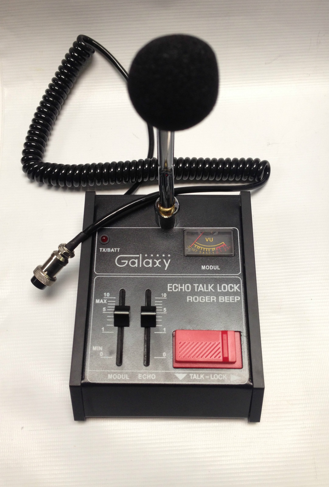 GALAXY ECHO MASTER POWER BASE MICROPHONE 4 pin Cobra CB HAM Classic ROGER B MIC