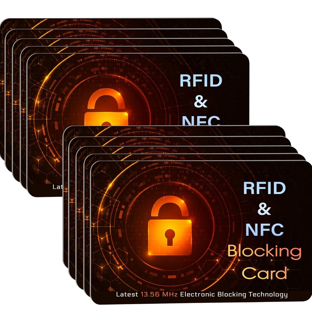 RFID & NFC Shield Blocking Protection "10 Card Pack"