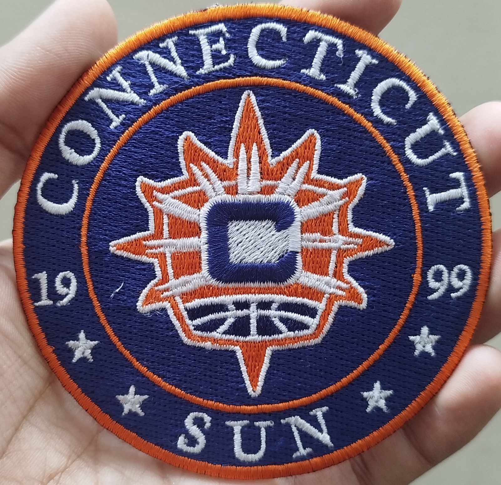 Connecticut Sun WNBA Team Logo Iron On Patch - Sew Patch - Embroidered Patch