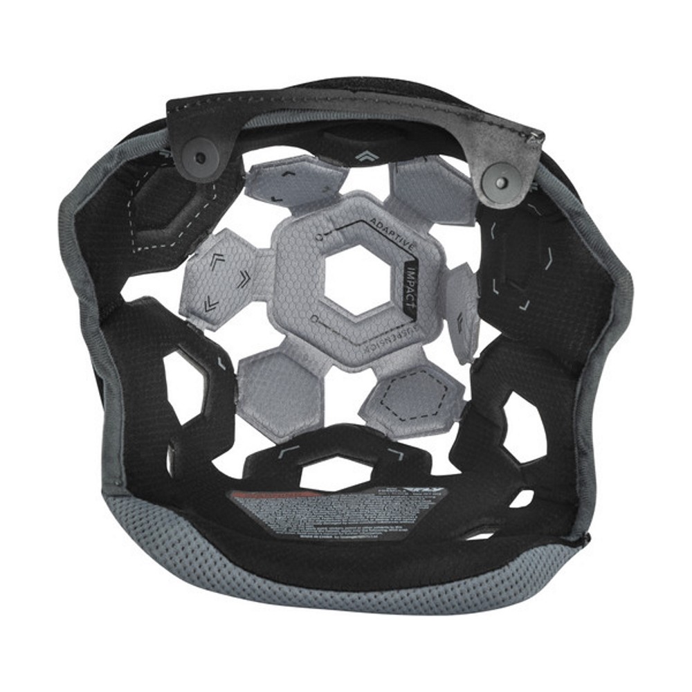 Fly Racing 73-87396 Liner for Formula CP Helmets - Lg - 9mm - Black/Gray