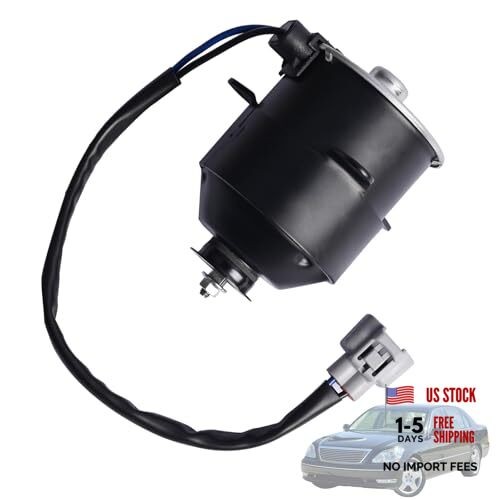 Radiator Cooling Fan Motor Driver Side Compatible with Lexus LS430 4.3L 2001