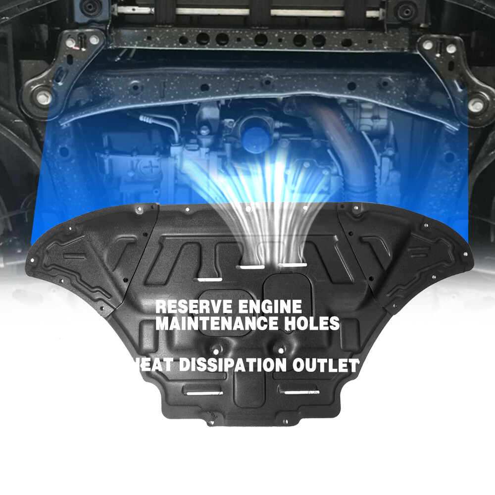 Engine Splash Guard For Audi Q8 2019-2025 Under Engine Shield Cover Board
