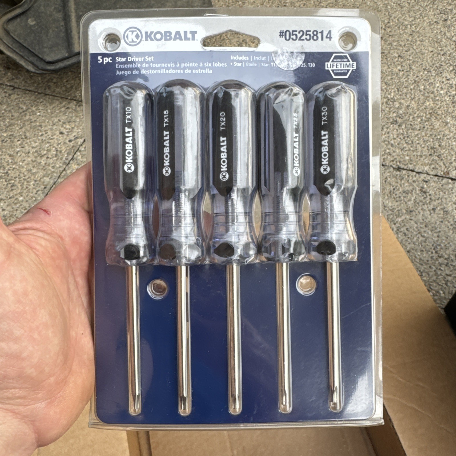 Kobalt 0525814 Torx Driver Set, 5pc GG1