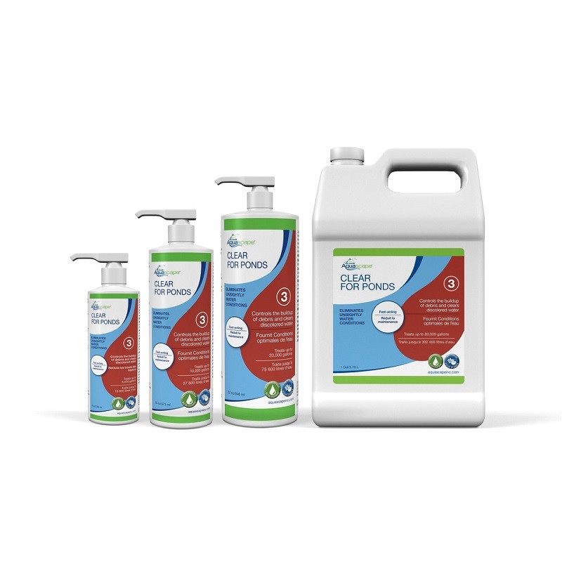 Aquascape Clear for Ponds - Eliminates Unsightly Water Conditions