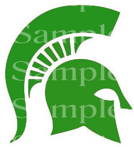Spartan Trojan Mascot Birthday ~ Edible 2D Fondant Cake Cupcake Topper ~ D24404*