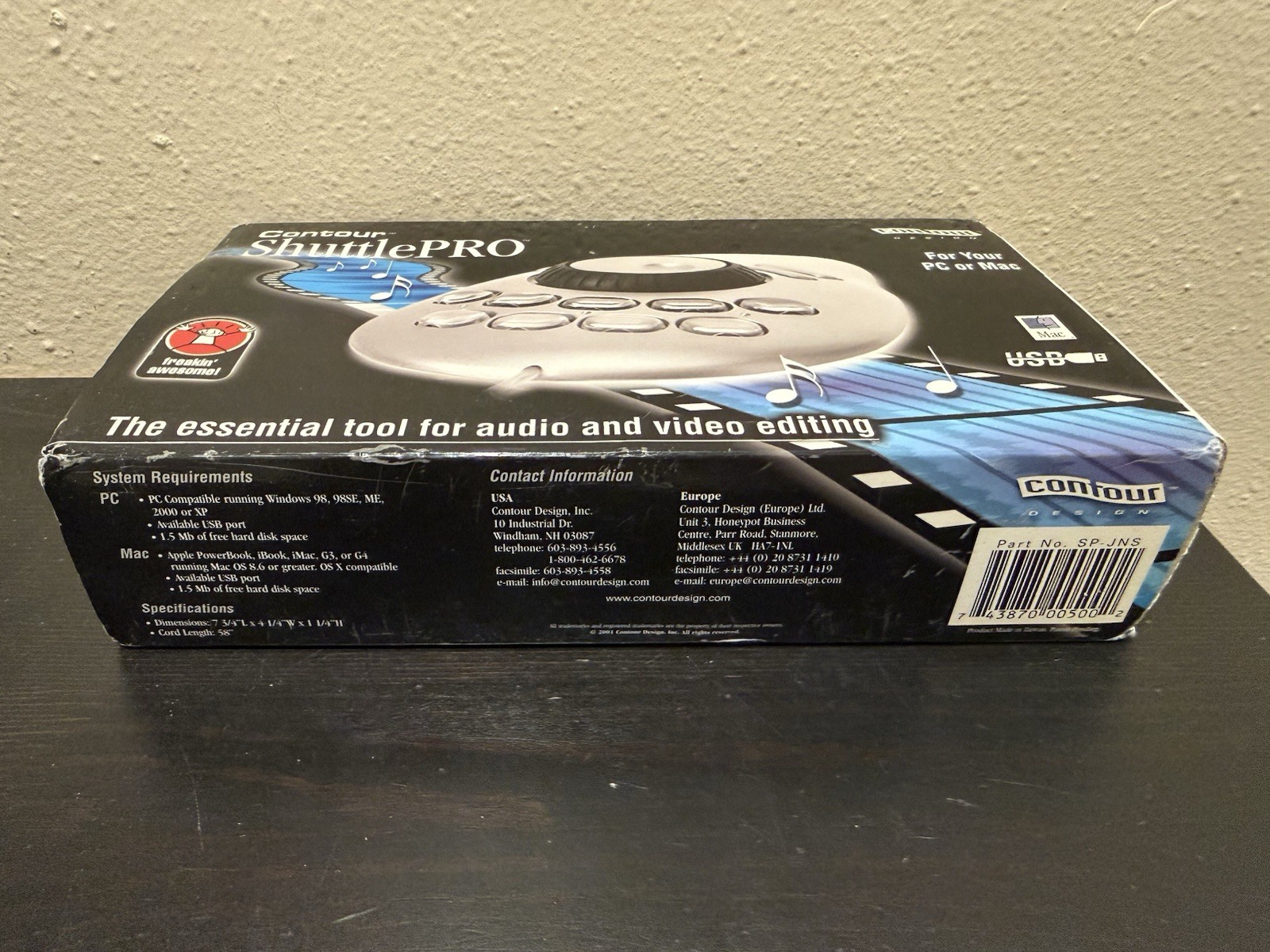 Contour Shuttle Pro V1 SP-JNS Editing Controller For Your Mac or PC New Open Box