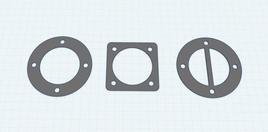 USA MADE, "3pc COMPOSITE GASKET SET" FITS 921.153101 CRAFTSMAN AIR COMPRESSOR