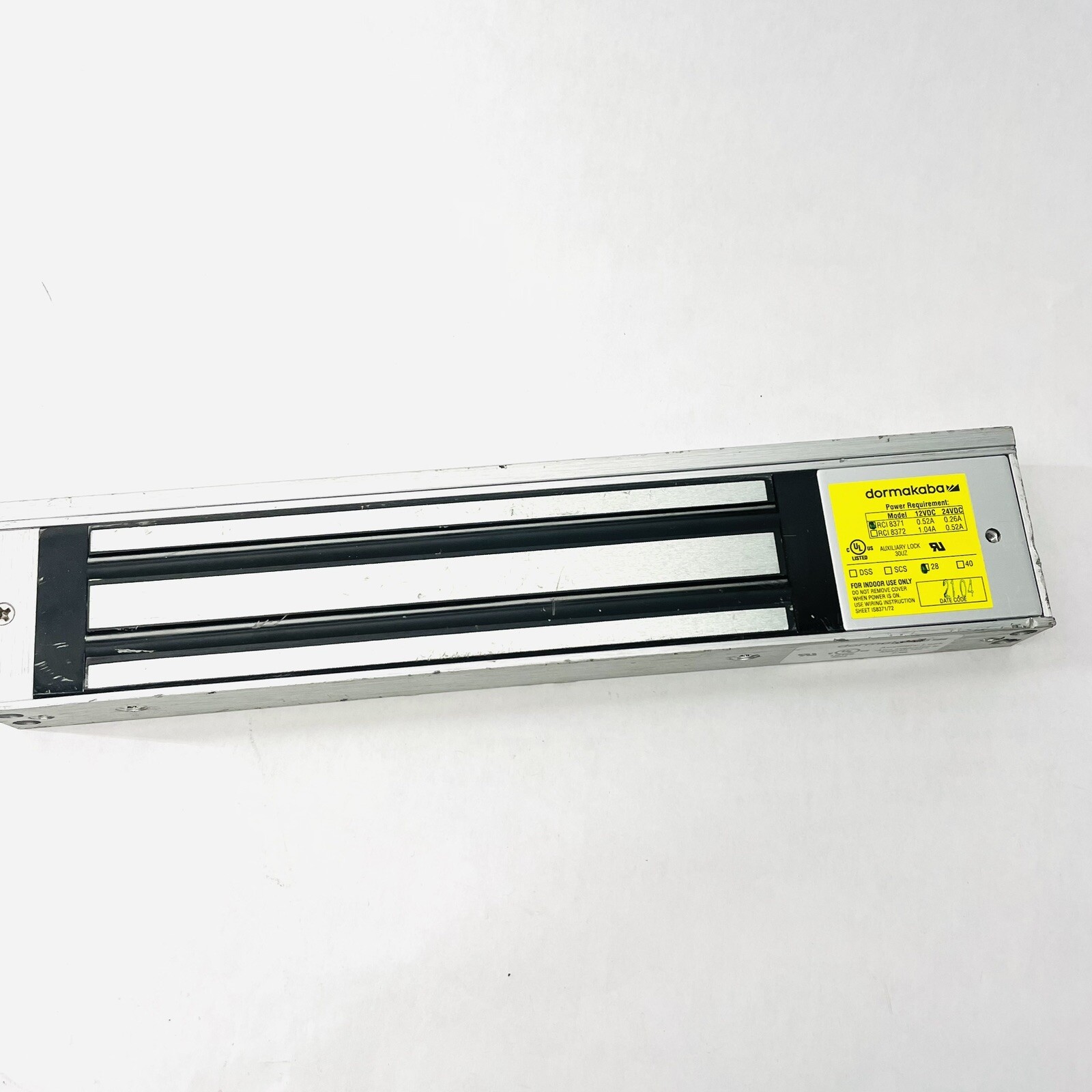 RCI DORMAKABA AUXILIARY LOCK RCI8371