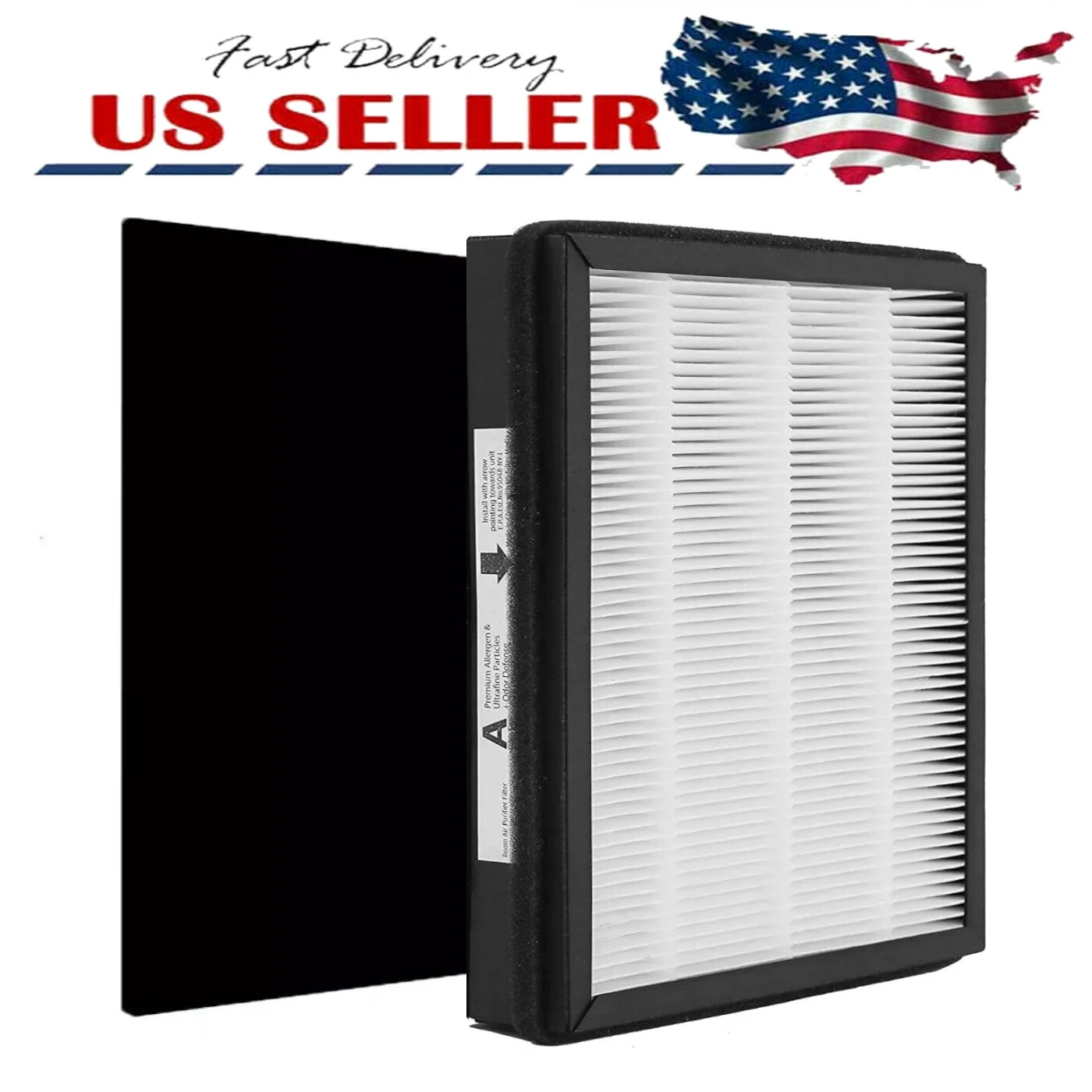 IAF-H-100A True HEPA Filter A + Carbon for Filtrete FAP-C01-A Idylis IAPC-40-140