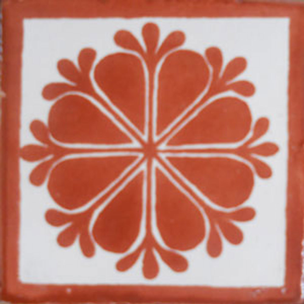 C#097) MEXICAN TILES CERAMIC HAND MADE SPANISH INFLUENCE TALAVERA MOSAIC ART