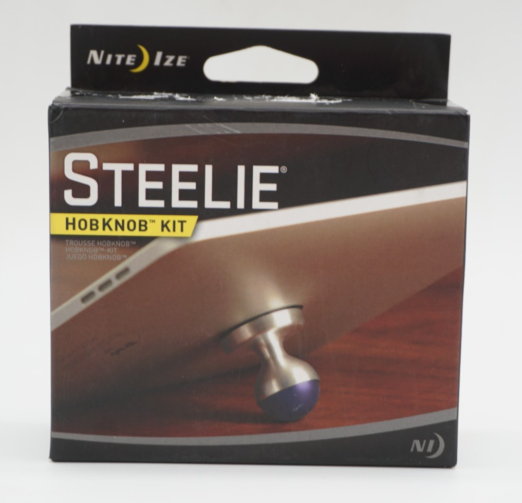 NEW Nite Ize Steelie Magnetic Tablet Handle & Stand HobKnob Kit # STHB-M1-R8
