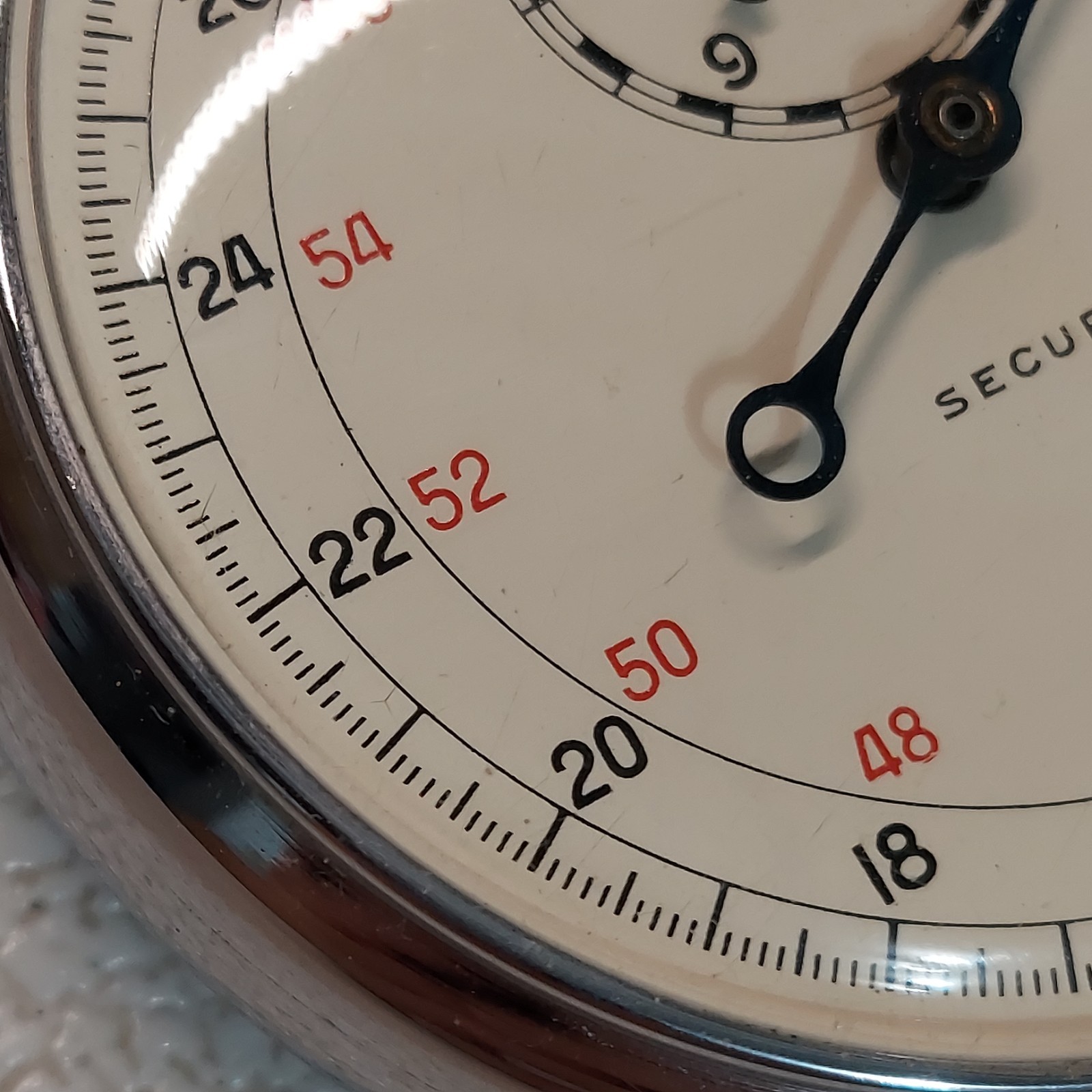 VTG Swiss Mechanical Stopwatch Security Working Original Box 2"