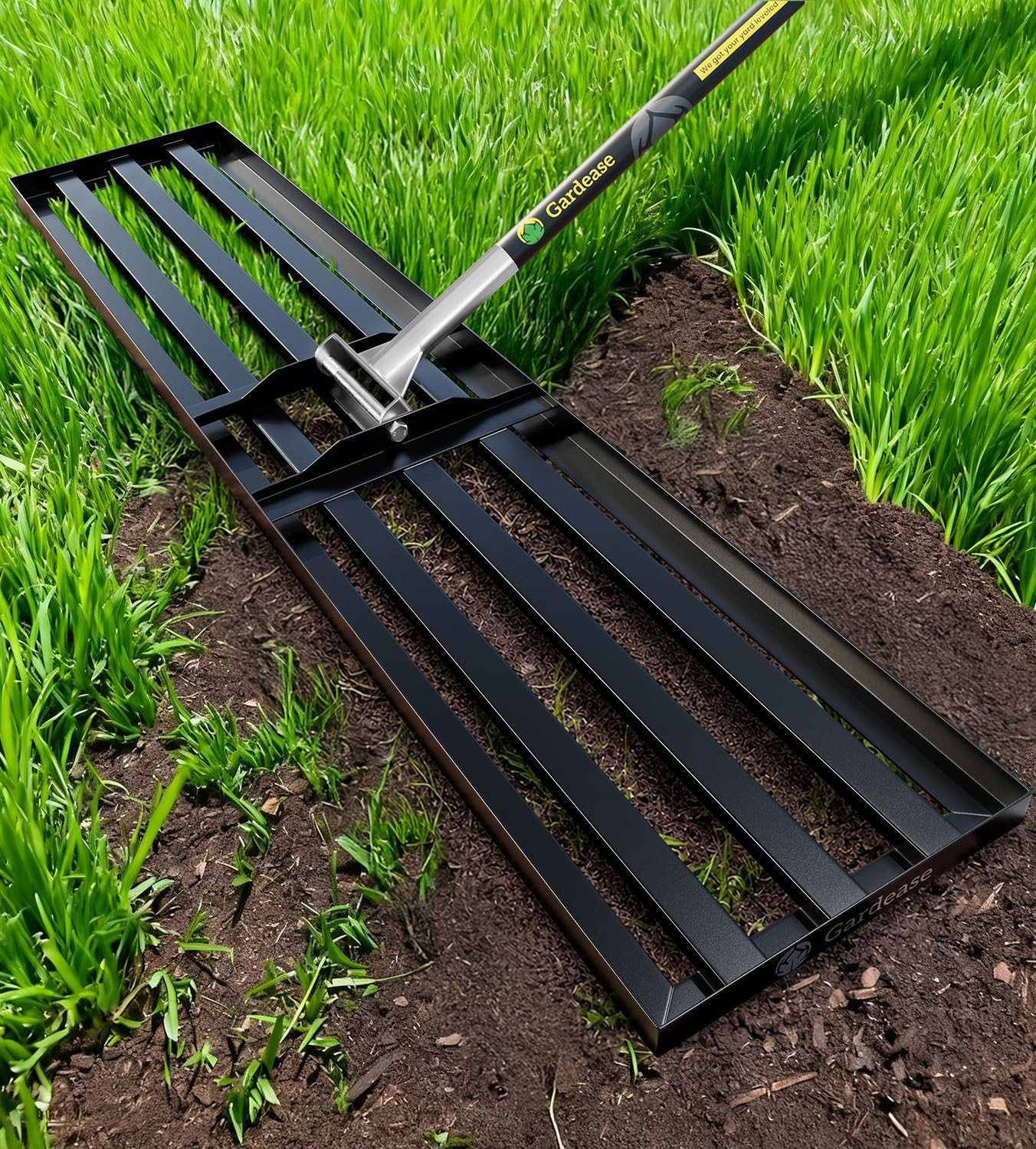 Lawn Leveling Rake 48 Inch X 10 Inch – Heavy Duty Lawn Leveler & Yard Leveling R