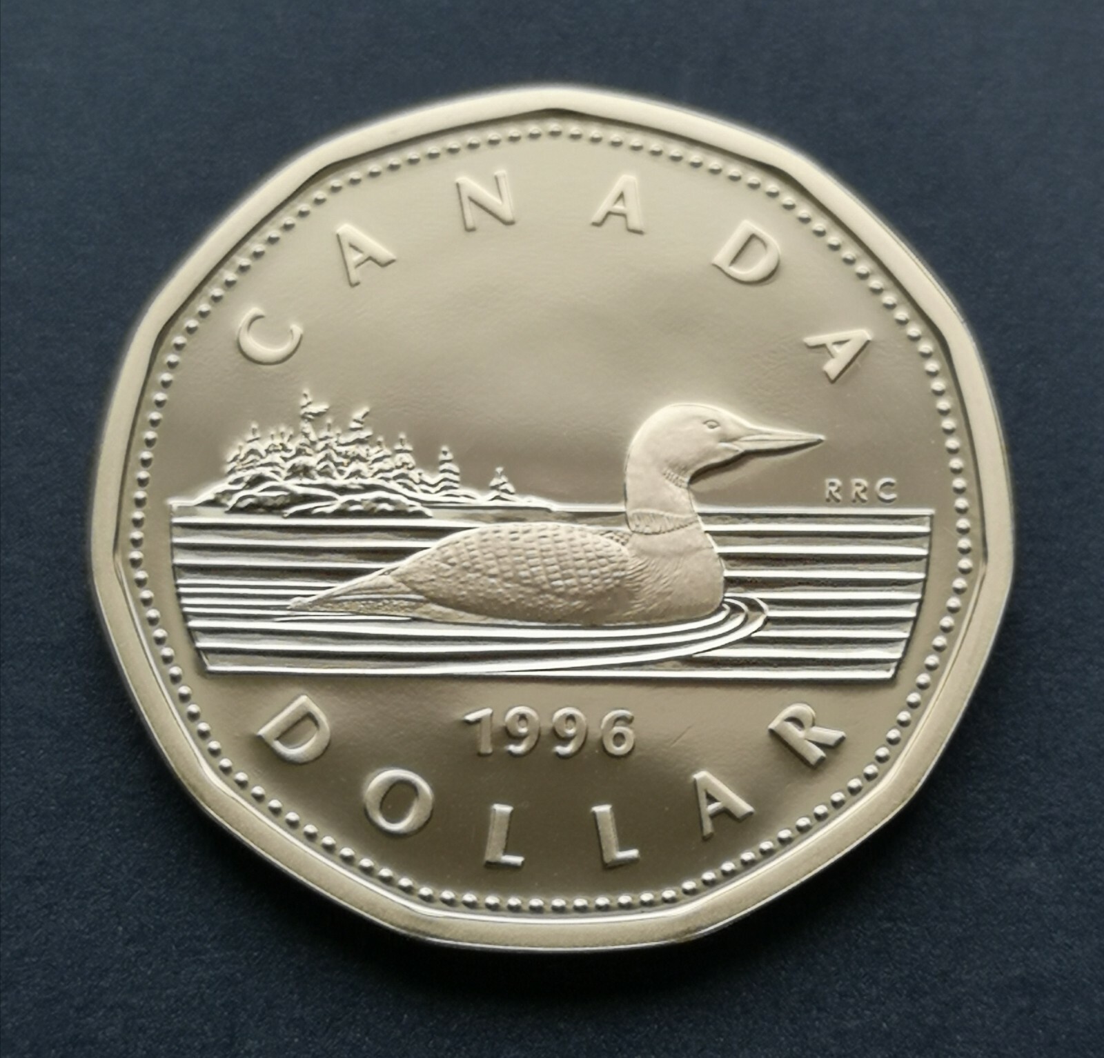 ***  CANADA  LOONIE  1996  ***  PROOF  ULTRA  HEAVY  CAMEO ***