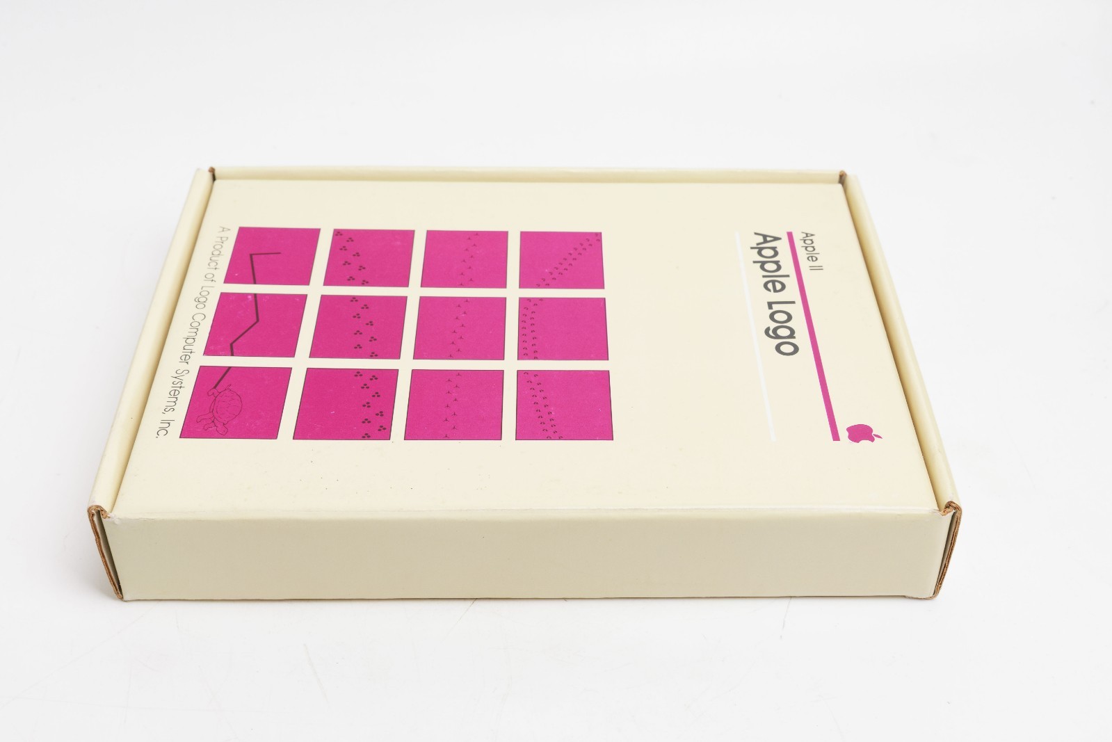 Vintage Apple Logo Diskware D2D0100 5.25” Floppy Disk Software w Manuals & Box