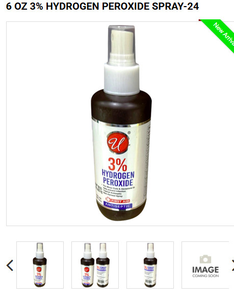 6oz 3% HYDROGEN PEROIDE
