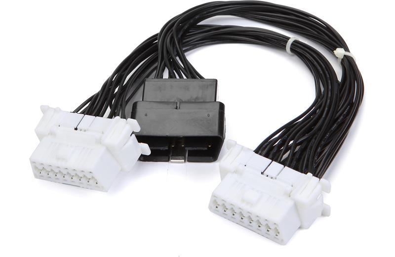 OBD2 II Y SPLITTER CABLE HARNESS 16 PIN MALE TO DUAL 2 FEMALES ADAPTER EXTENSION