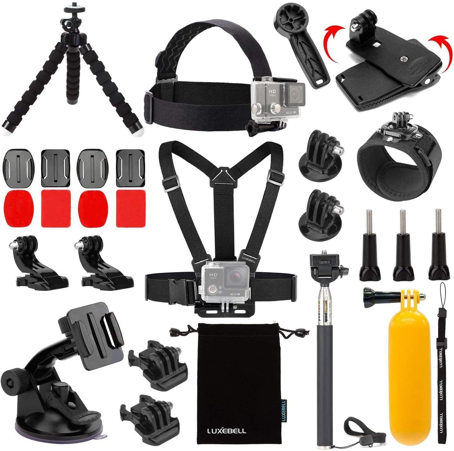 Accessories Kit for AKASO EK5000 EK7000 4K Wifi Action Camera Gopro Hero 12 11 1